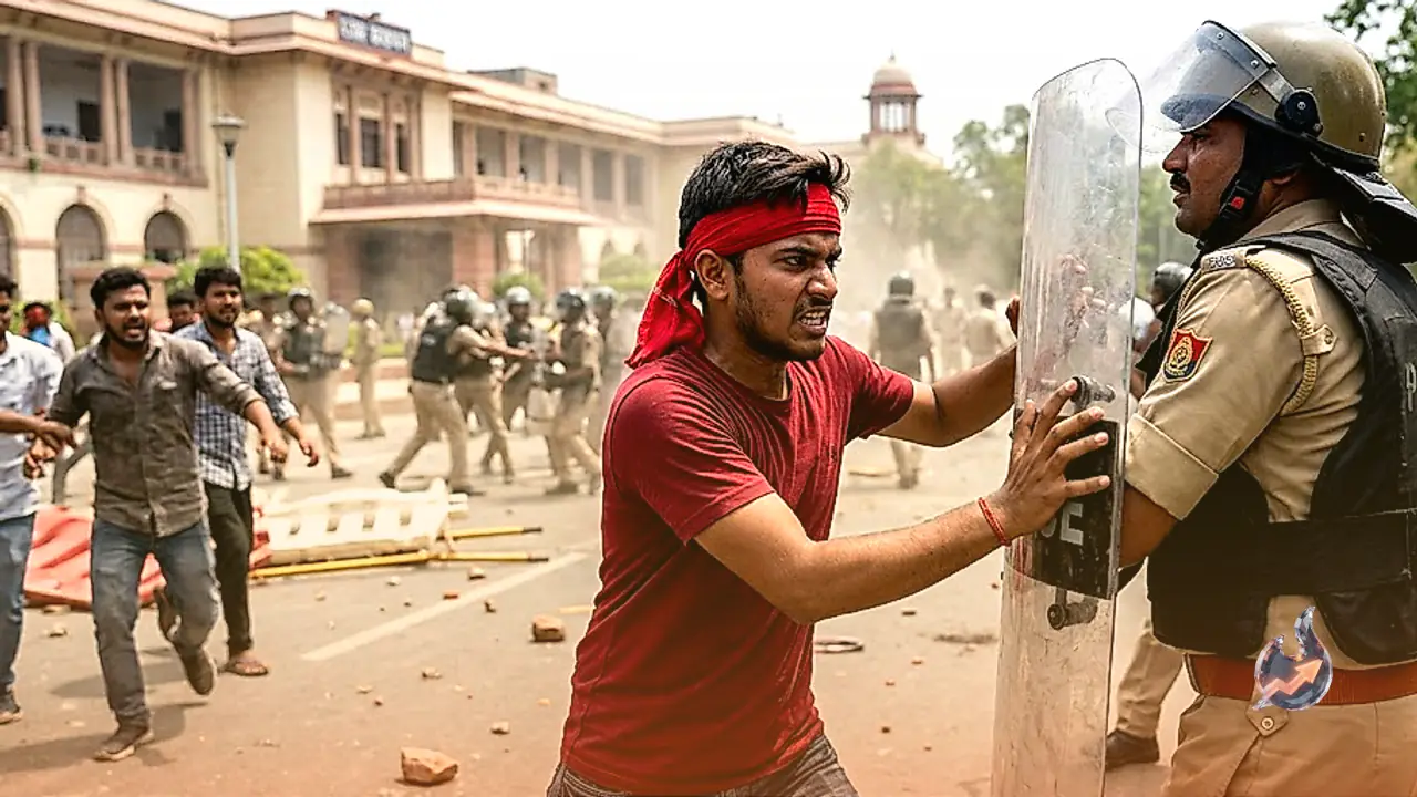 पटना की सड़कों पर NEET प्रदर्शनकारियों का हिंसक बवाल, पुलिस से भिड़ंत के बाद पत्रकारों पर जानलेवा हमला