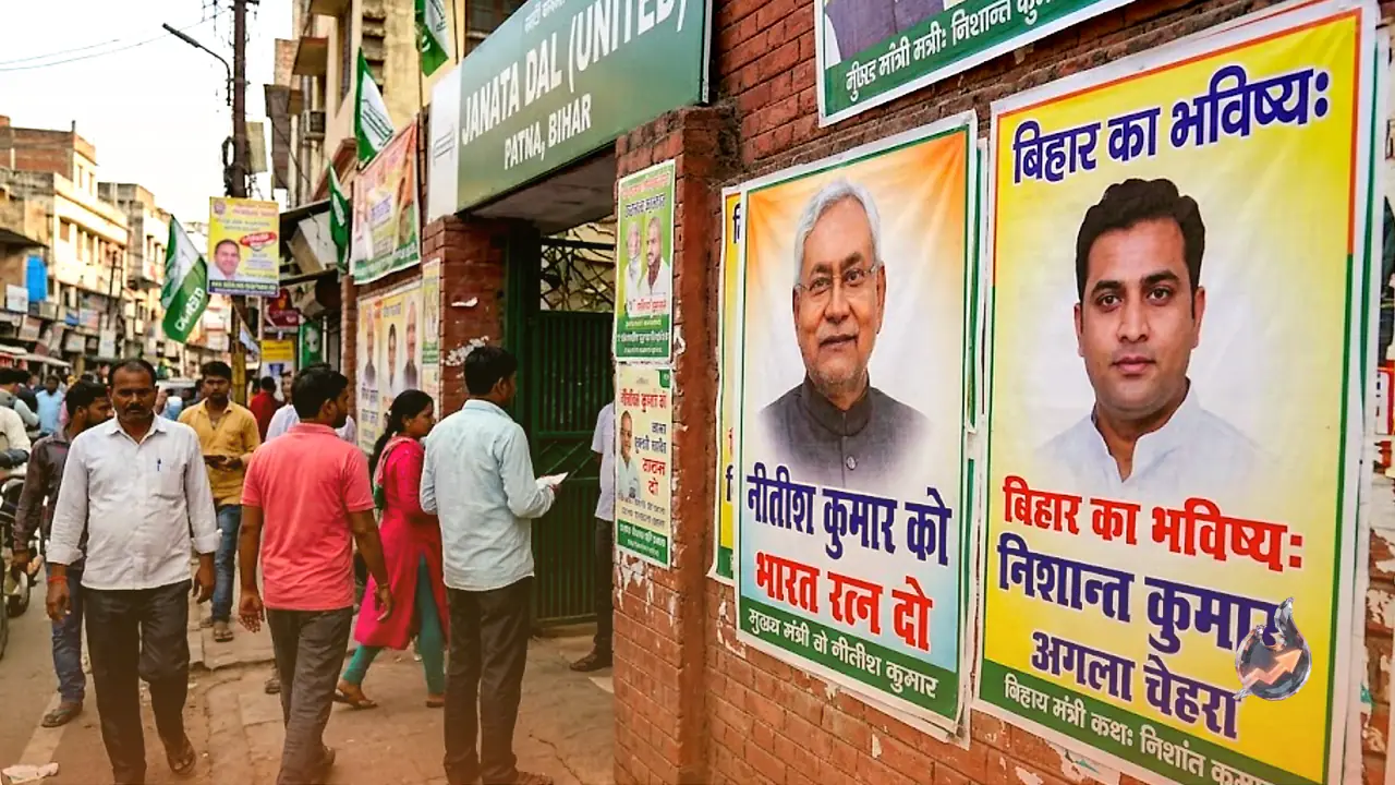 पटना में पोस्टरों की सियासत: नीतीश कुमार के लिए भारत रत्न की मांग, निशांत कुमार को बताया बिहार का भविष्य