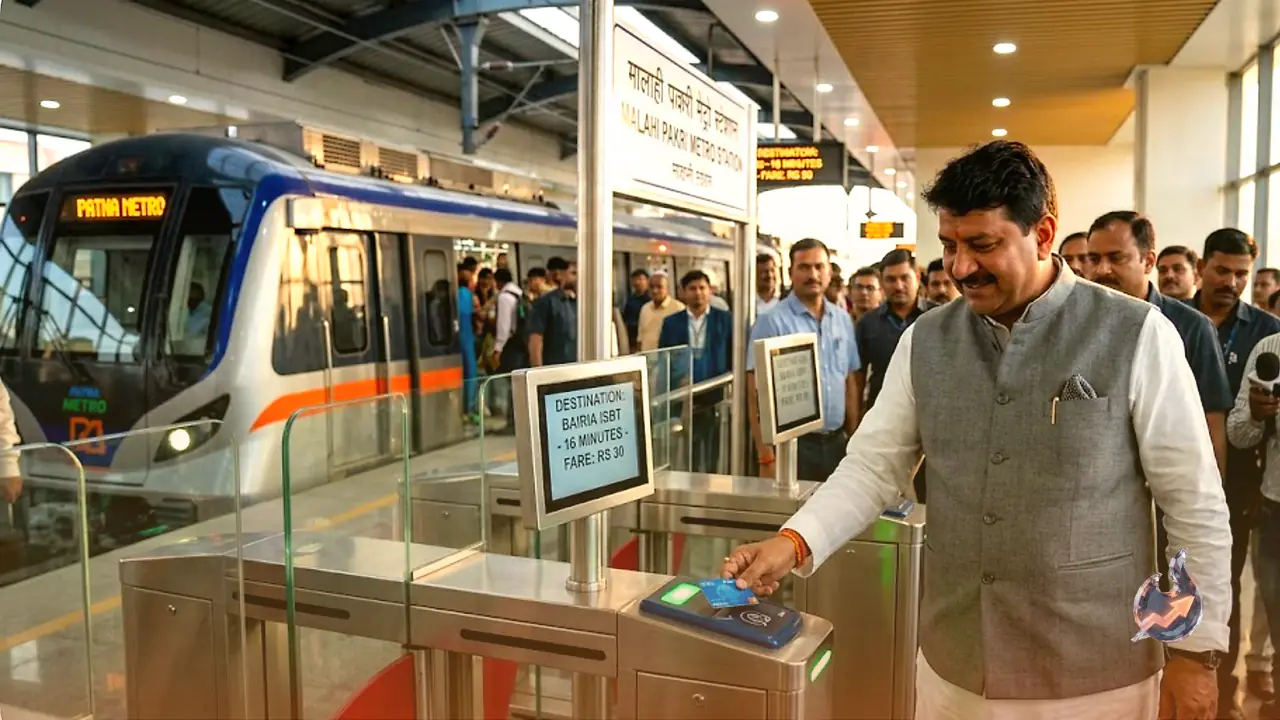Patna Metro's New Malahi Pakri Station Cuts Commute to Bairia ISBT to Just 16 Minutes