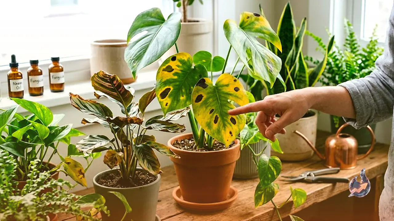 Yellowing Leaves or Black Spots on Your Houseplants? Here Are 6 Warning Signs and Easy Fixes