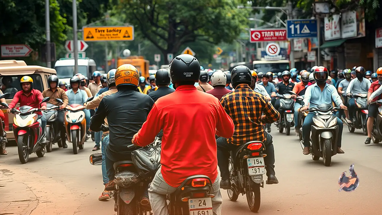 Pedestrian Blocks Wrong-Way Bikers in Dadar East and Forces Them to Turn Back