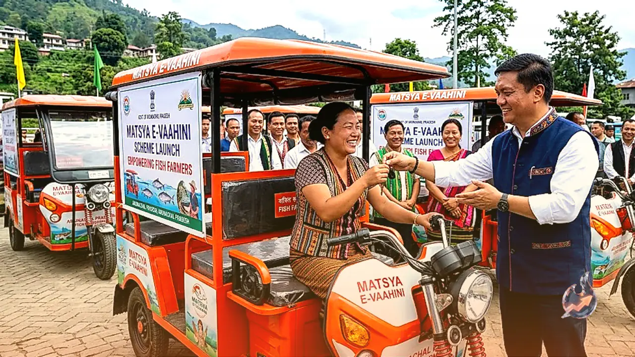 Pema Khandu Gives Arunachal's Fish Farmers Electric Rickshaws to Beat the Middleman