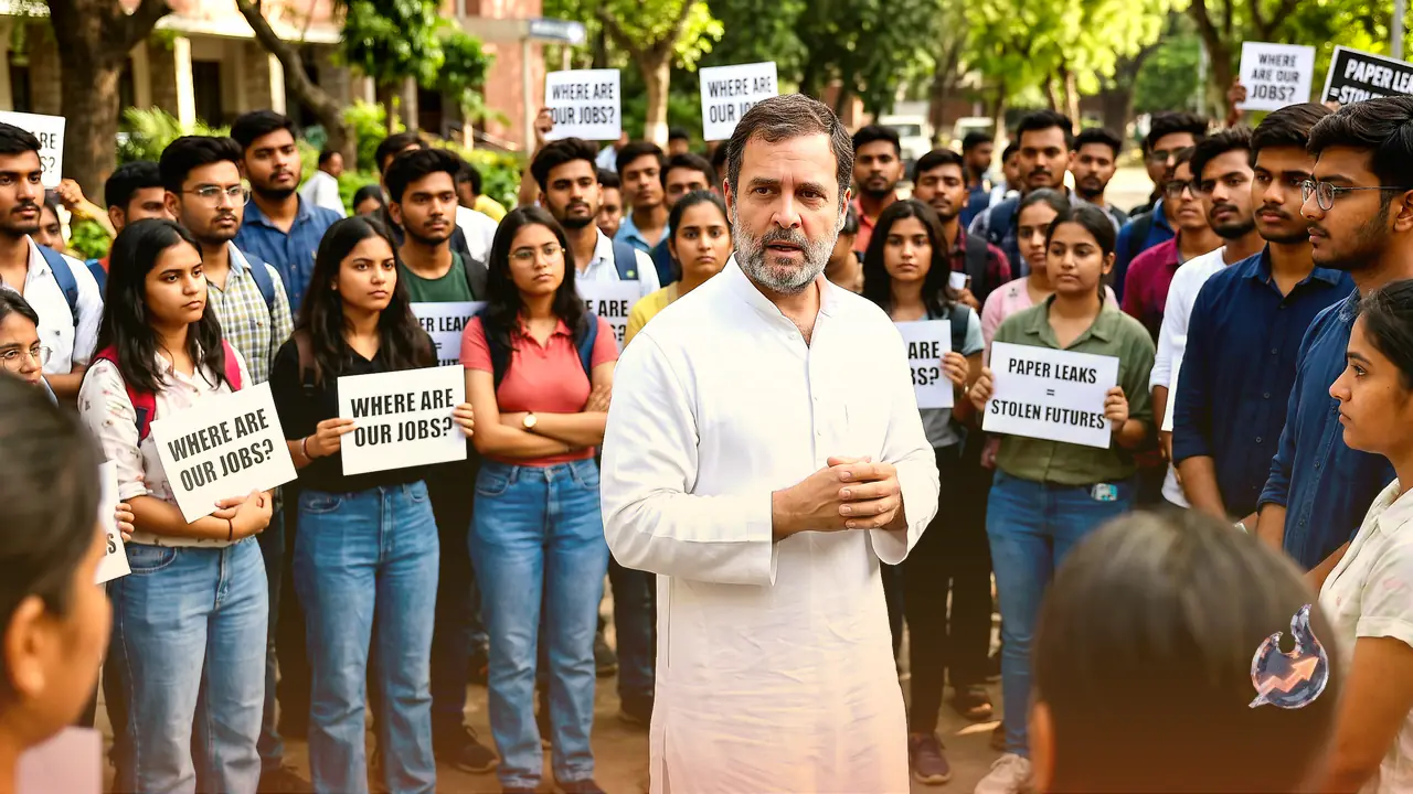 पेपर लीक और बेरोजगारी पर Rahul Gandhi का बड़ा हमला, युवाओं और Gen Z के नाम लिखा खुला संदेश