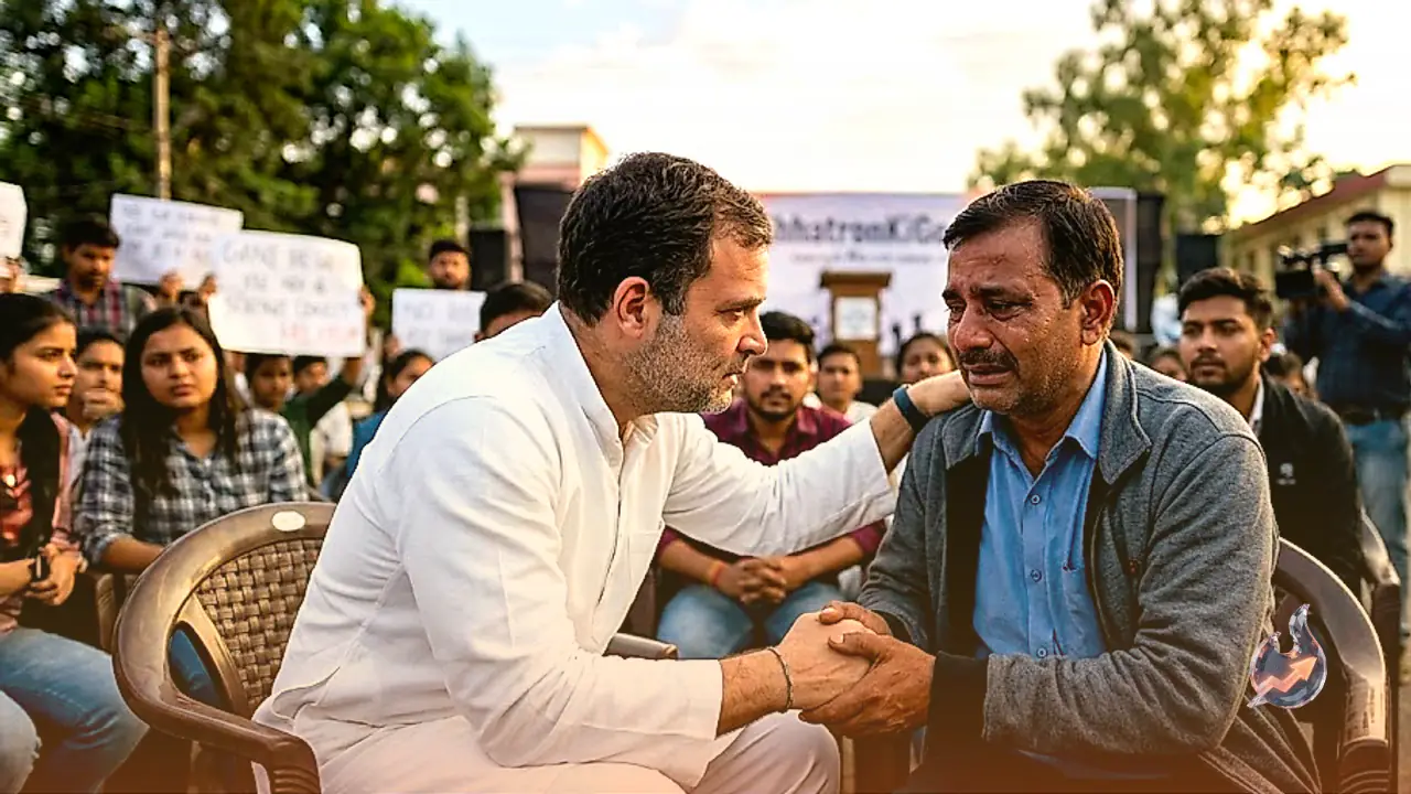Rahul Gandhi meets father of NEET paper leak victim in Dehradun, slams India's education system