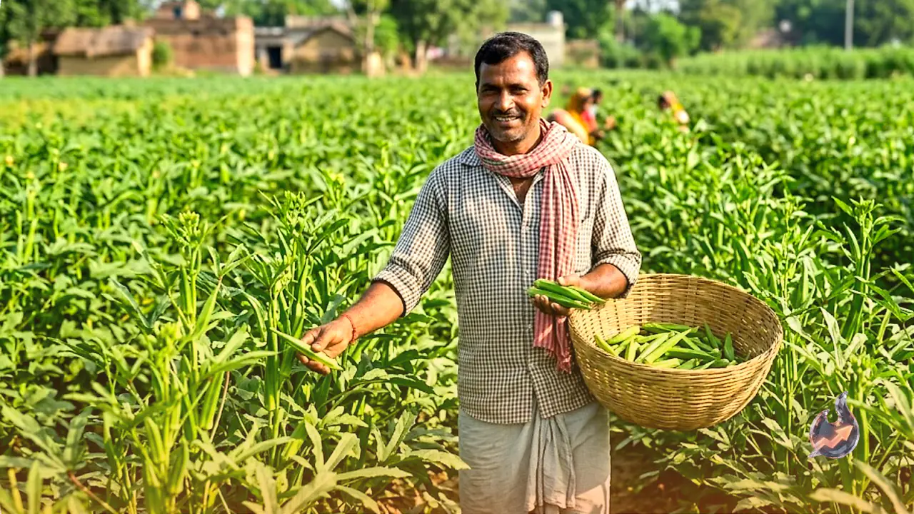 फैक्ट्री छोड़ खेत थामा, अब सुरेंद्र राम कमाते हैं भिंडी से रोज 3,000 से ज्यादा