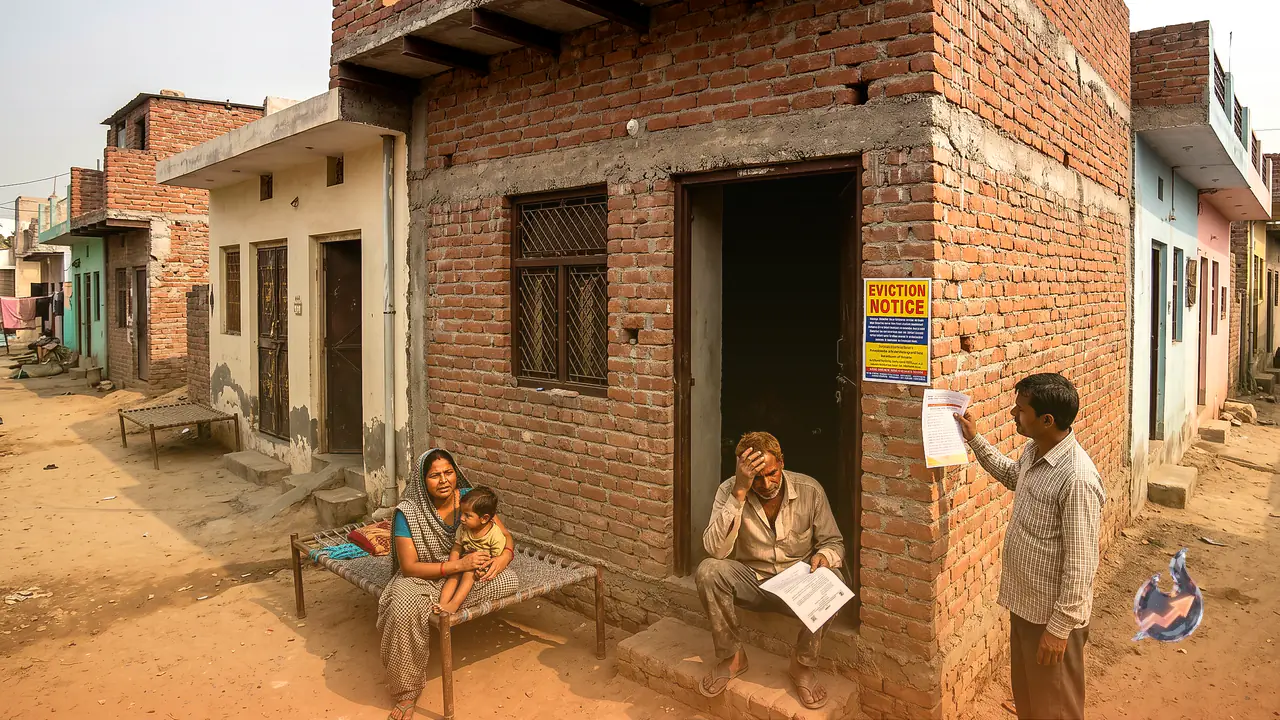 Bulldozer Fear Grips Faridabad's Jeevan Nagar Part-2 as Notices Land on Houses Built with Years of Labour
