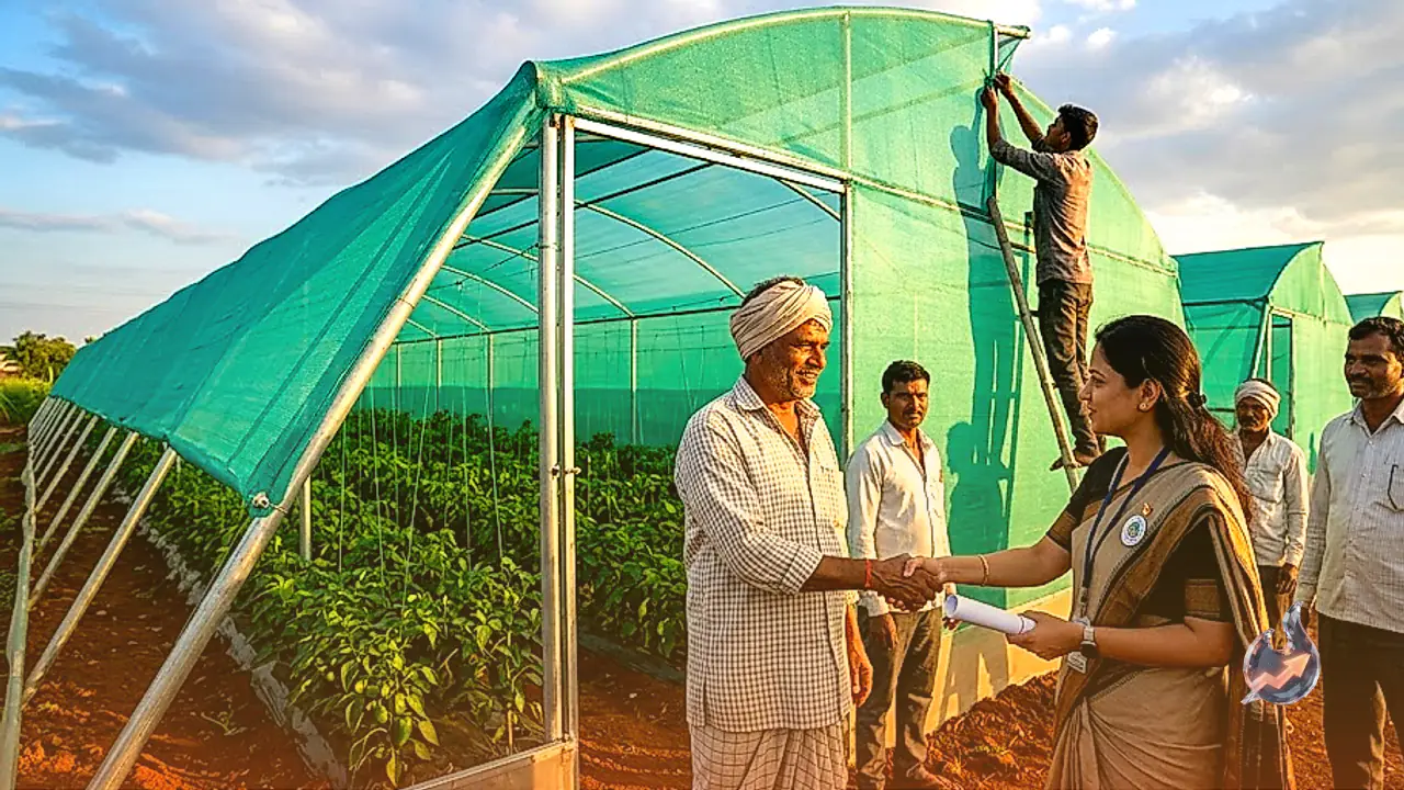 Boosting Protected Farming: Government Announces Up To 70 Percent Subsidy On Shed Net Houses To Shield Crops From Extreme Weather
