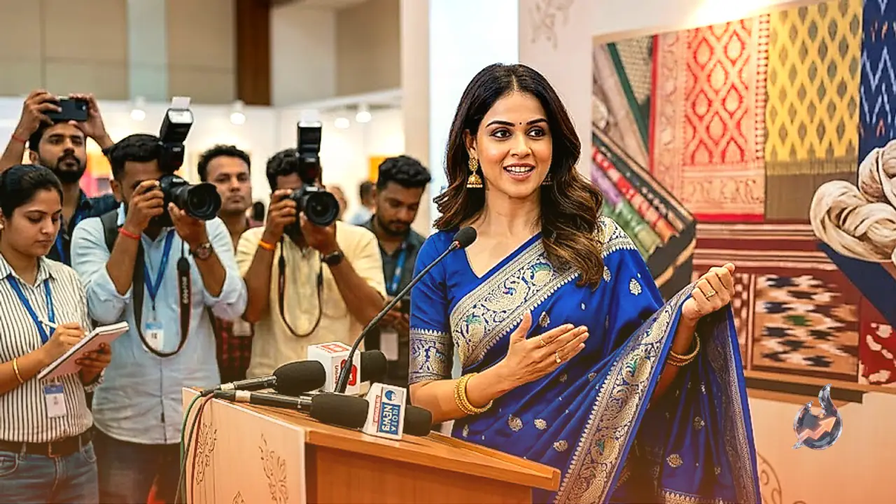 Genelia Deshmukh Promotes Indian Handloom Over Fast Fashion, Shares 6 Elegant Traditional Looks for Festive Season