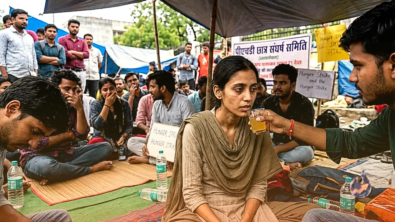 PhD Students End 21-Day Hunger Strike in Patna After Governor Agrees to Form Review Committee