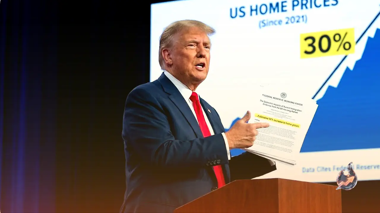 Trump Cites Fed Paper Claiming Biden-Era Illegal Immigration Pushed US Home Prices Up 30%