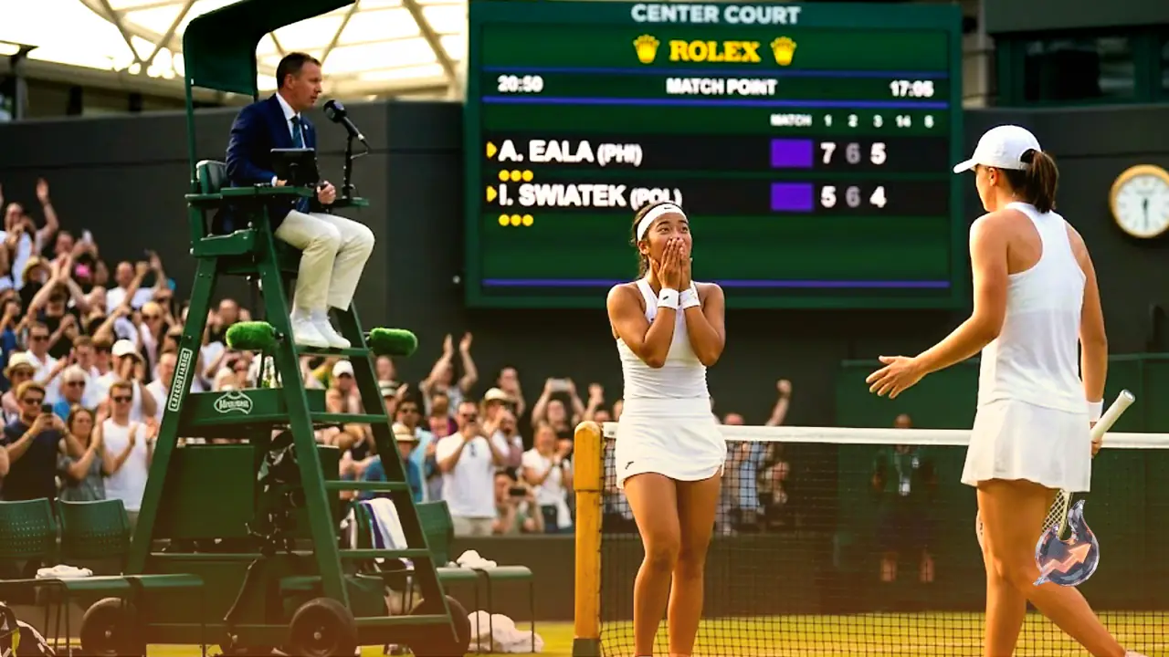 Teenage sensation Alexandra Eala shocks defending champion Iga Swiatek at Wimbledon