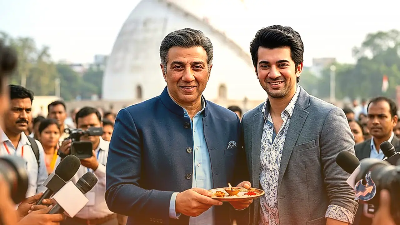 Sunny Deol and Karan Deol Kick Off 'Batwara 1947' Promotional Tour in Patna, Marking Their First On-Screen Collaboration