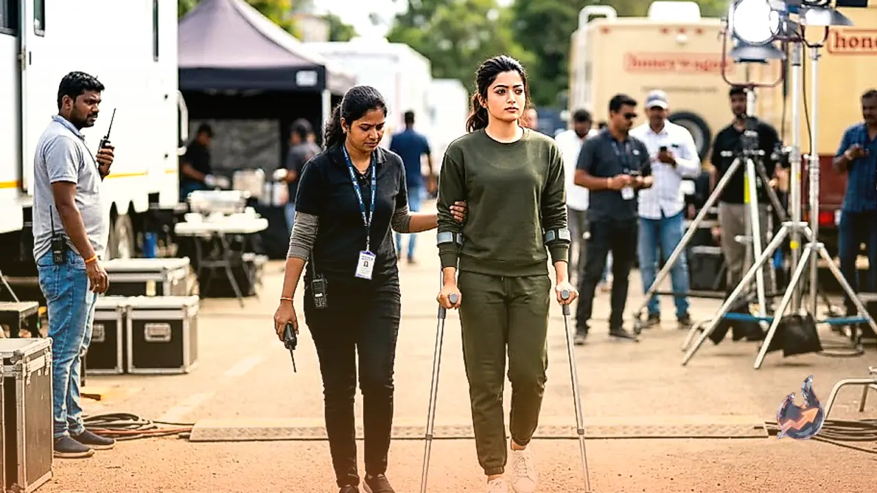 फिल्म सेट पर घायल हुईं अभिनेत्री रश्मिका मंदाना, गंभीर हिप टेंडन डिटैचमेंट के बाद 6 सप्ताह का बेड रेस्ट अनिवार्य