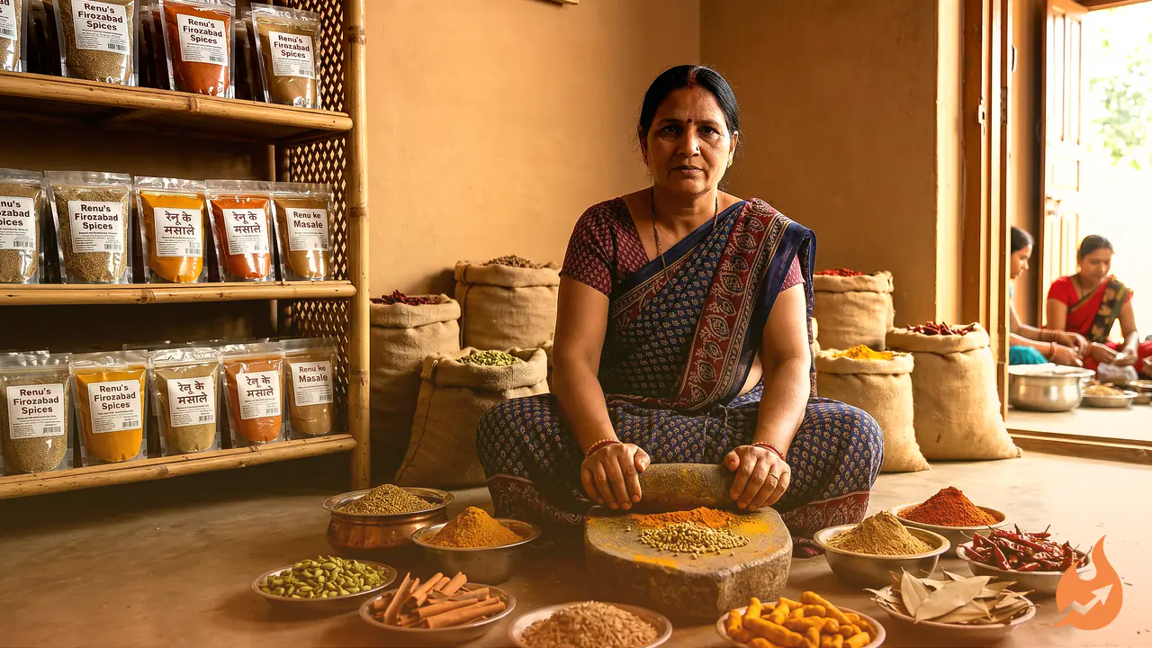 From Farm to Her Own Spice Brand: How Renu Devi of Firozabad Built a Thriving Home Business