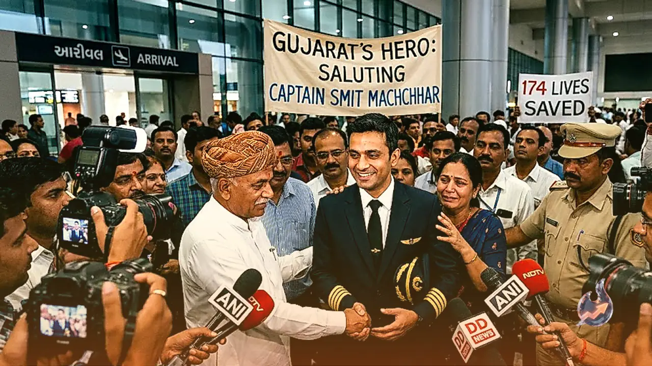 Indian Pilot Captain Smit Machchhar Hailed For Saving 174 Lives In Mid-Air Crisis