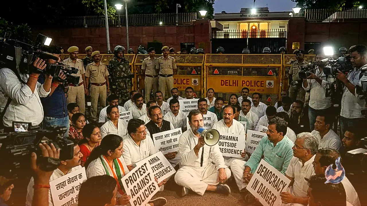 Nitin Naveen brands Rahul Gandhi a 'symbol of anarchy' over dharna outside PM's residence