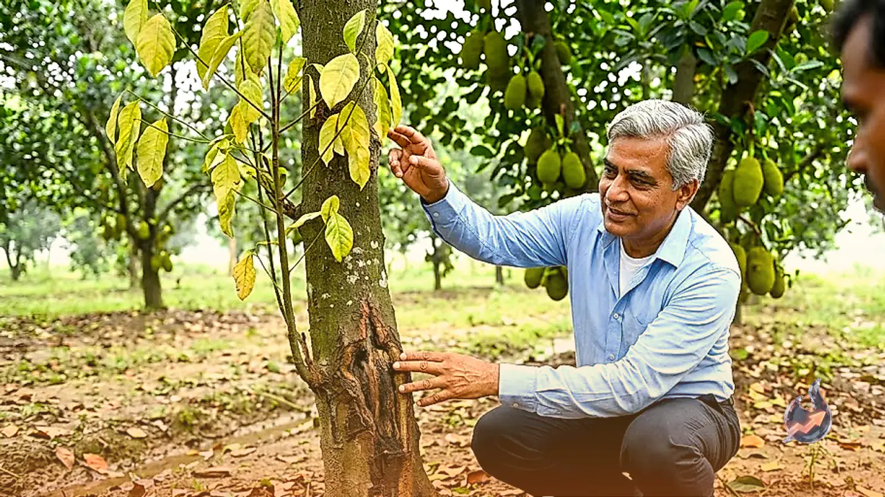 Protect Jackfruit Trees from Root Rot and Yellowing Leaves: Professor Dr. S.K. Singh Recommends 4 Key Steps