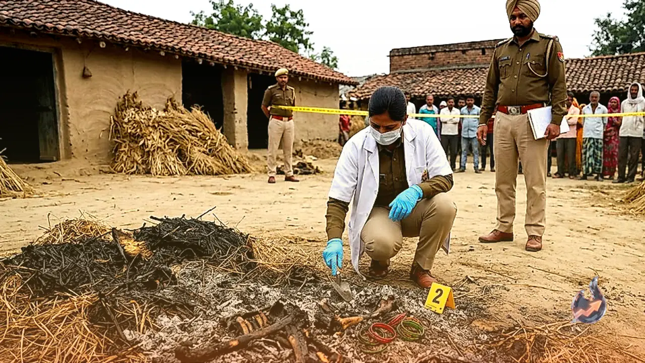 पीलीभीत में भूसे के ढेर से बरामद हुईं हड्डियां और कंगन, दामाद पर 65 वर्षीय महिला की हत्या की प्राथमिकी दर्ज