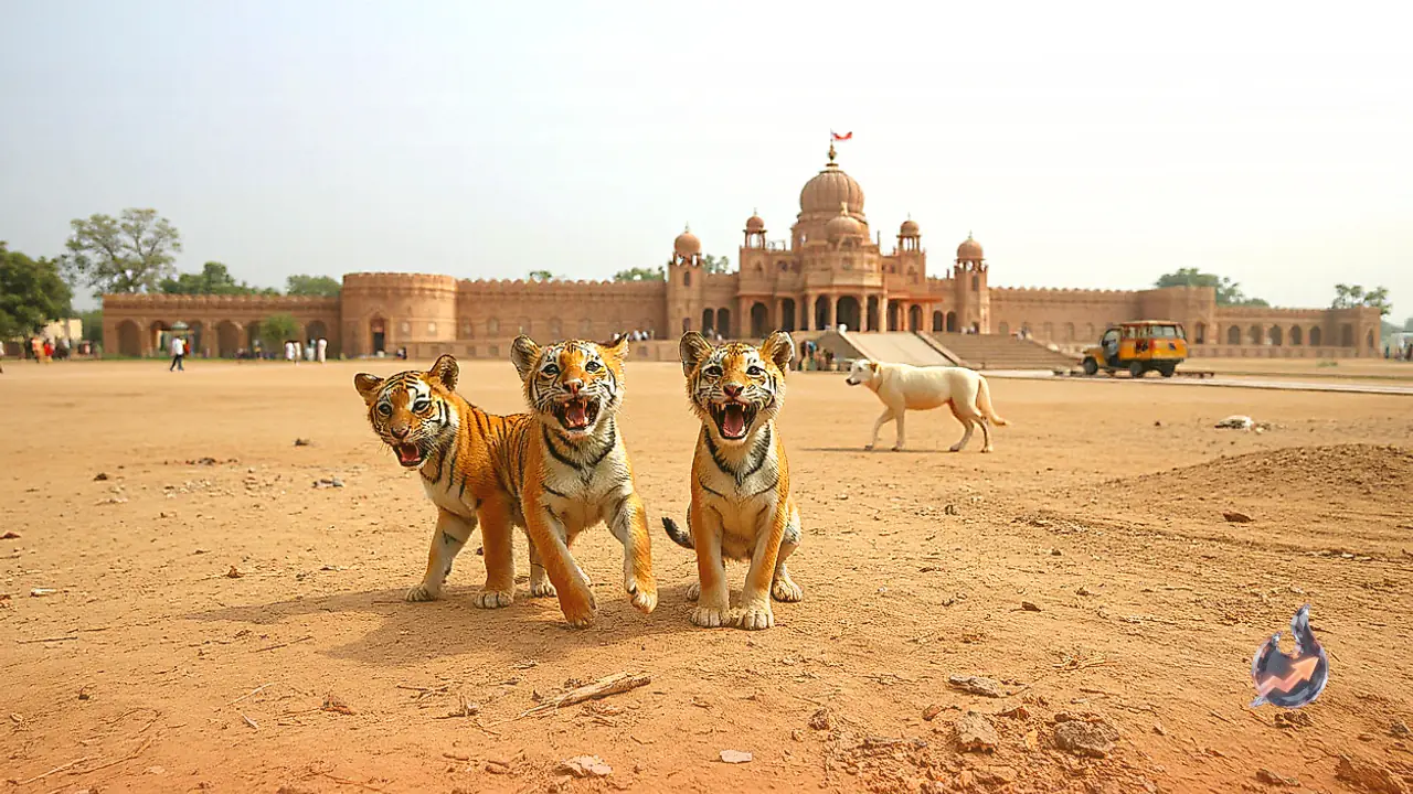 Playful Cubs of Tigers and Wolves Led Maharaja Agrasen to Build Agroha Dham in Haryana