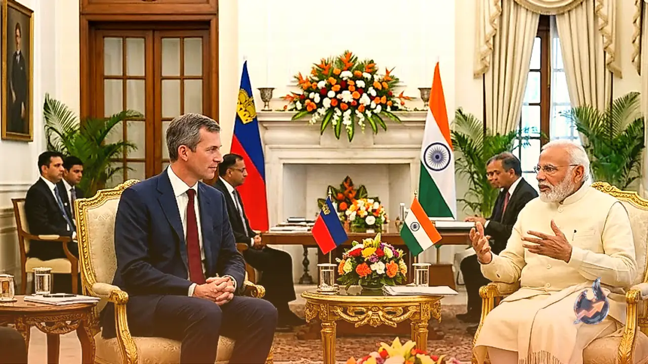 PM Modi and Liechtenstein Hereditary Prince Alois Hold High-Level Talks in Delhi