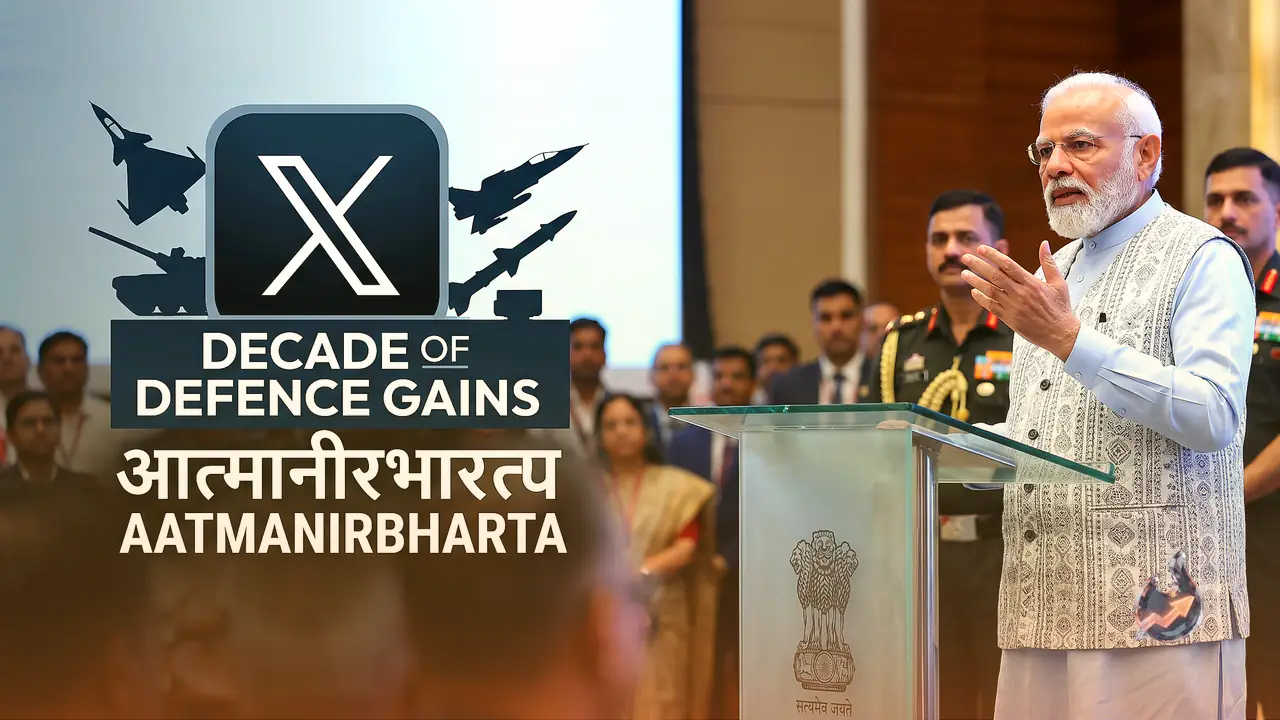PM Narendra Modi Takes to X to Highlight a Decade of Defence Gains, Pushes Self-Reliance