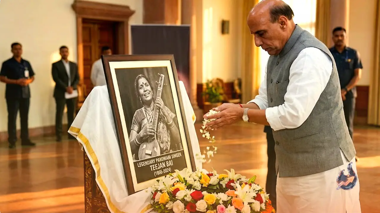 Defence Minister Rajnath Singh Mourns Death Of Pandwani Legend Teejan Bai