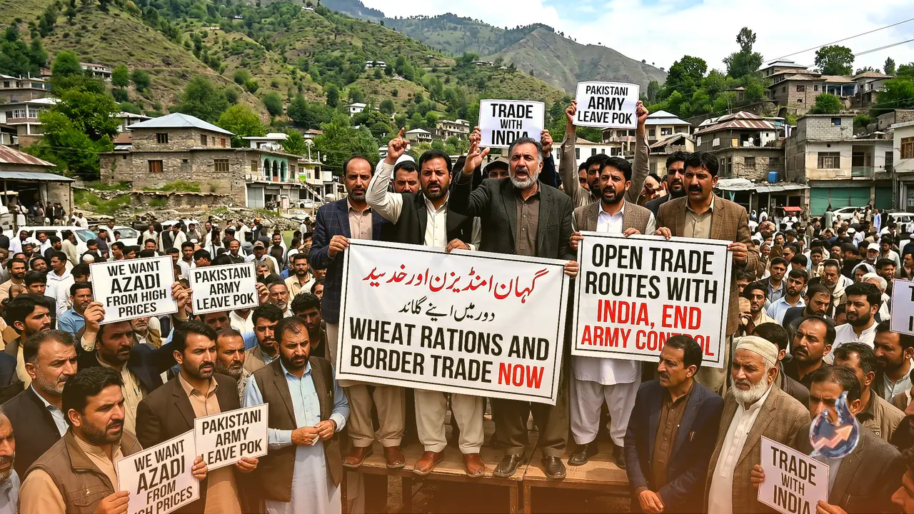 From Ration Bills to Open Defiance: PoK Protesters Tell the Pakistani Army to Leave and Demand Trade Routes With India