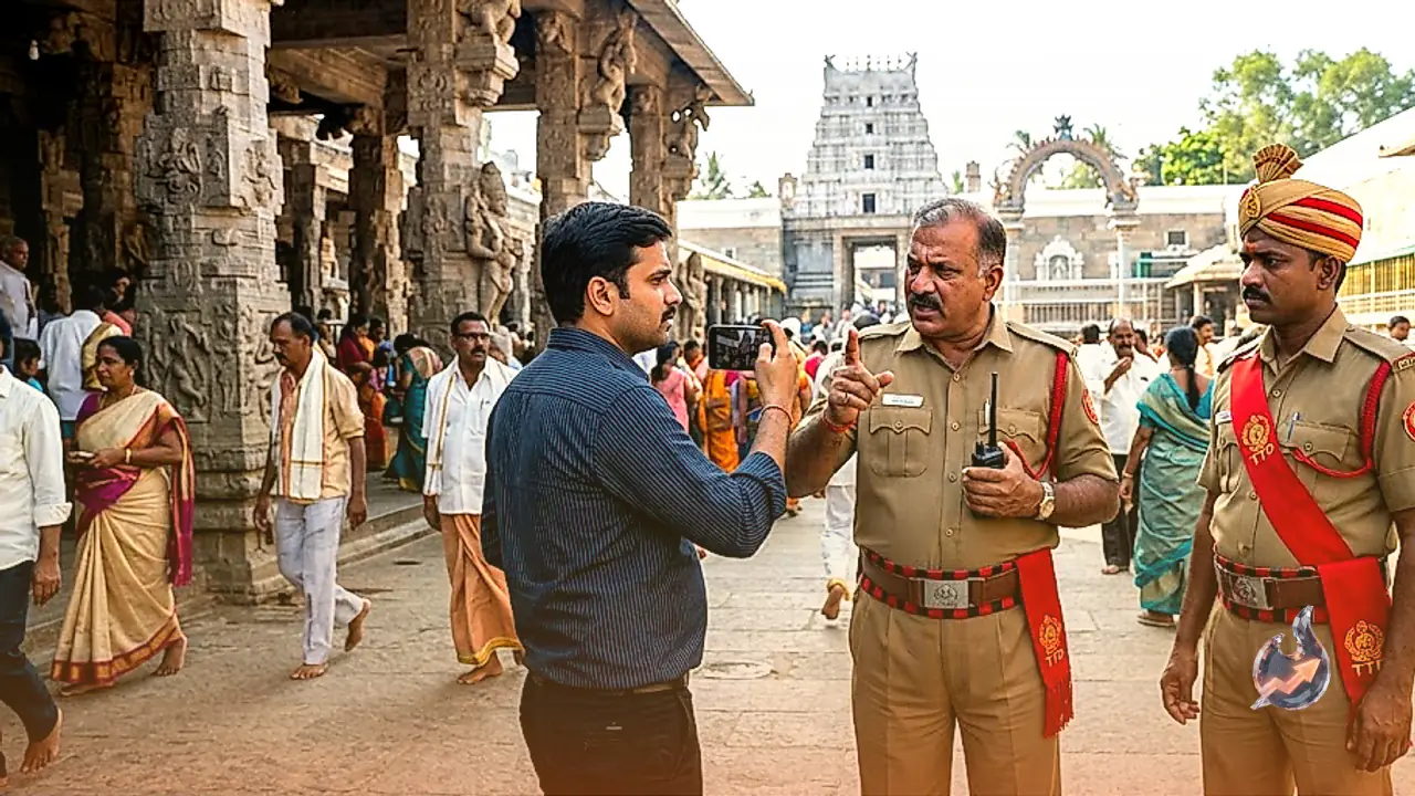 Police Complaint Filed Over Reel Making at Tirumala Temple Premises, TTD Cracks Down on Negligent Staff
