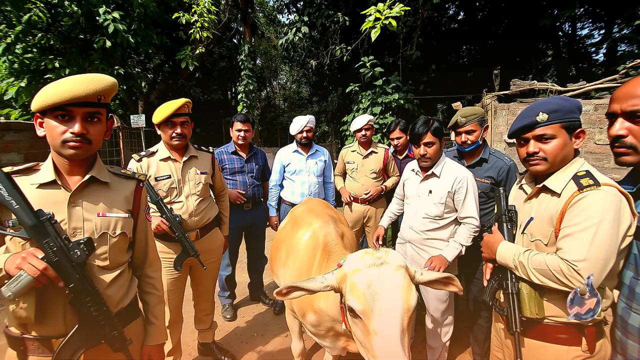 Police Encounter Breaks Out in Garhmukteshwar as Six Cow Smugglers Held, Three Injured