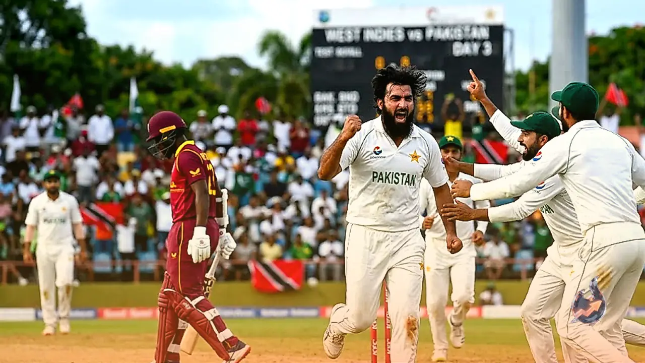 Sajid Khan Leads Pakistan Spin Surge as Port of Spain Test Reaches Thrilling Climax on Day Three