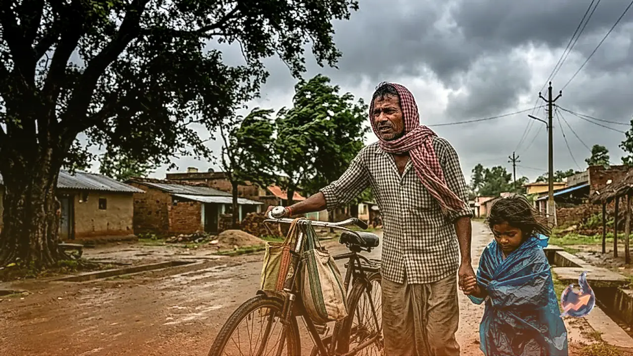 Post-Monsoon Turmoil in Jharkhand: High Winds and Lightning Alert for 14 Districts
