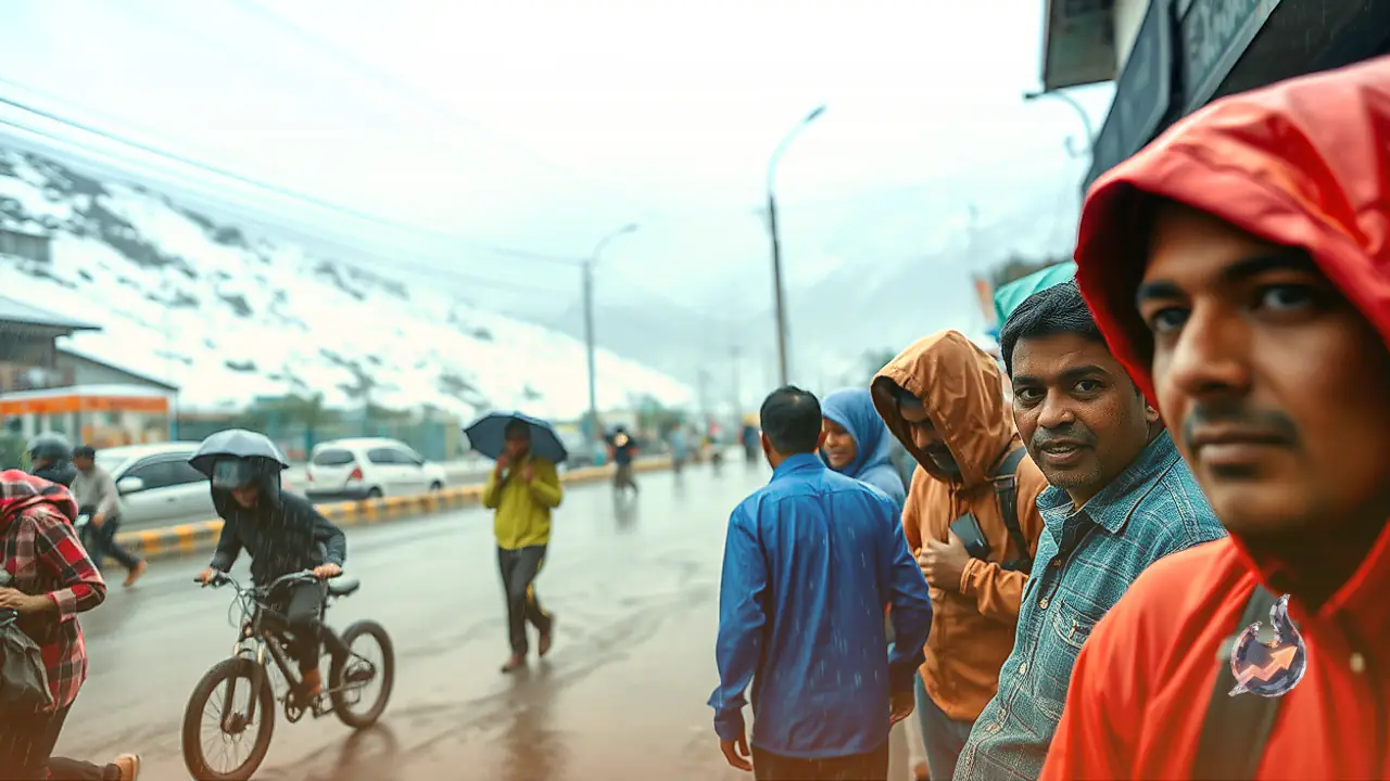 उत्तराखंड में मानसून वापसी के बाद बदला चक्र, तीन जिलों में जोरदार वर्षा और चोटियों पर हिमपात का संकट