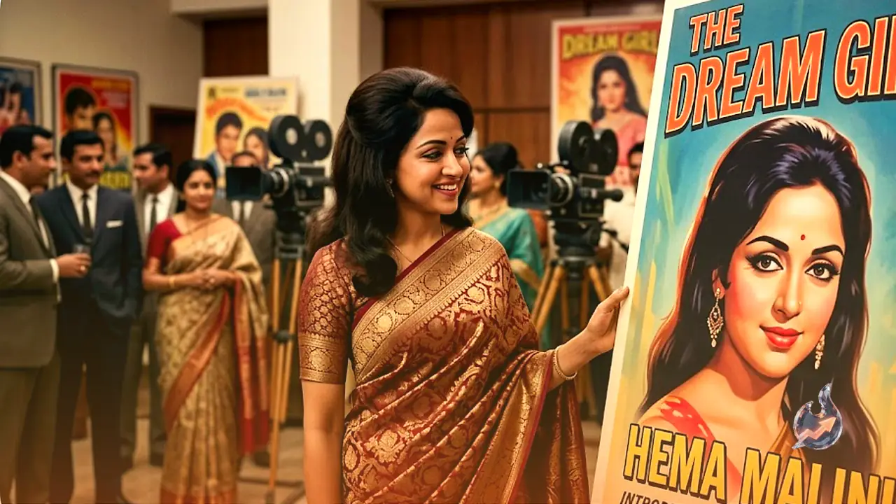 Before Her First Film Ever Released, a Producer's Poster Trick Turned Hema Malini Into 'Dream Girl'