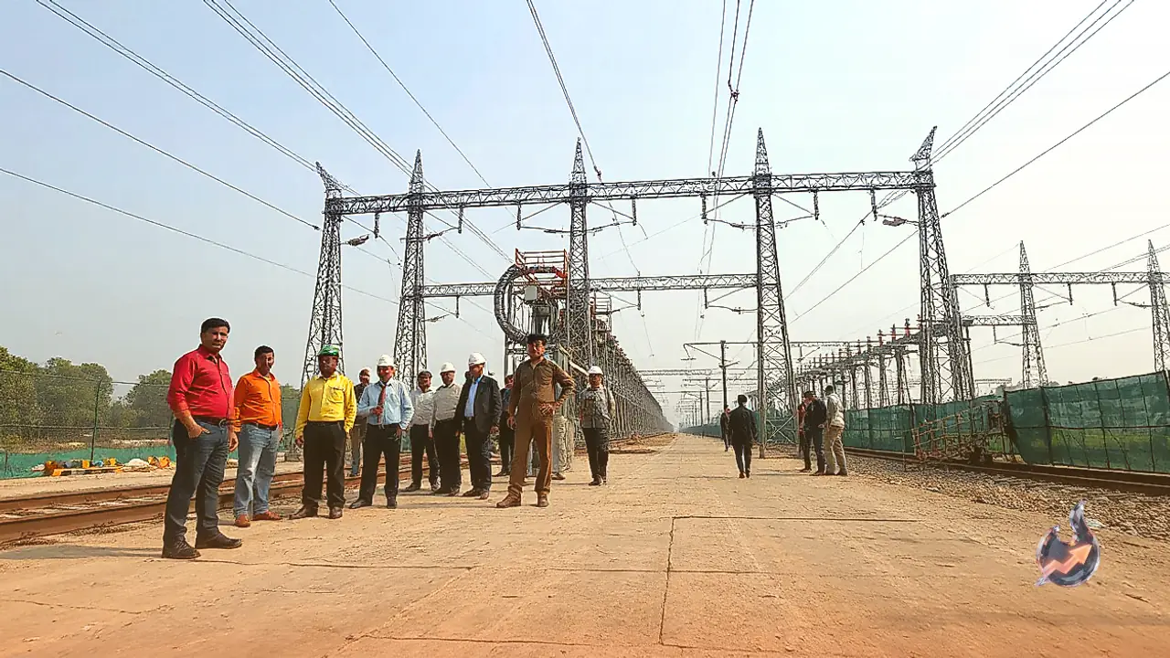 Power Infrastructure Advances on Mumbai-Ahmedabad High-Speed Corridor as First Bilimora Substation Nears Completion