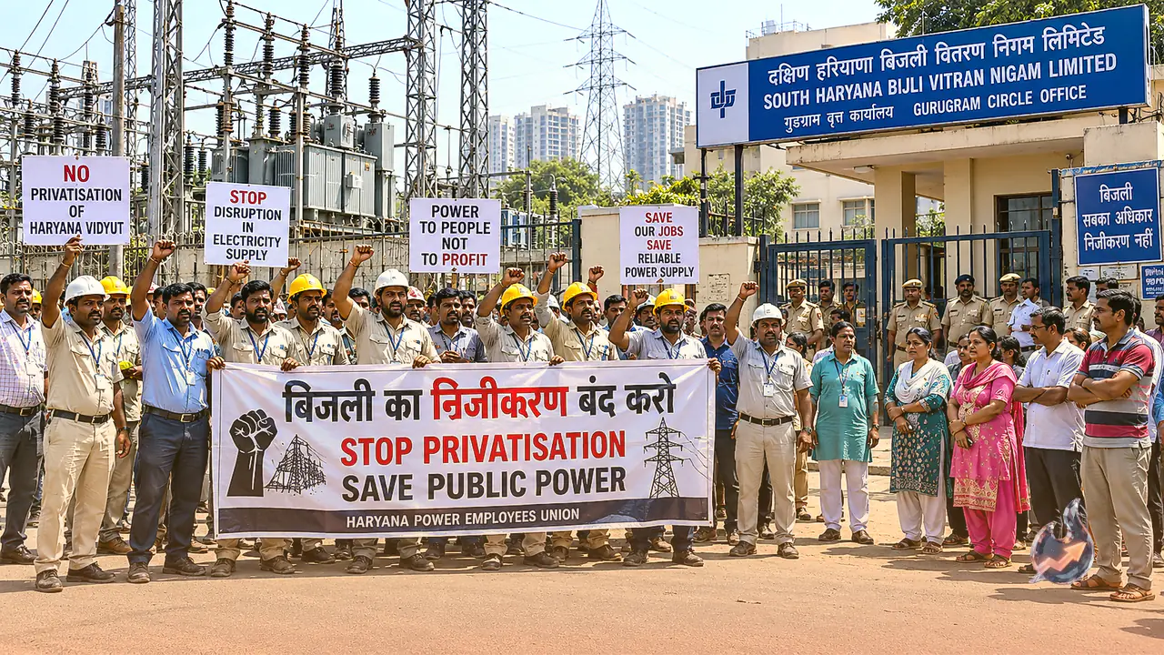 Power Outages Hit Haryana Districts Amid Privatisation Strike, Government Convenes Talks