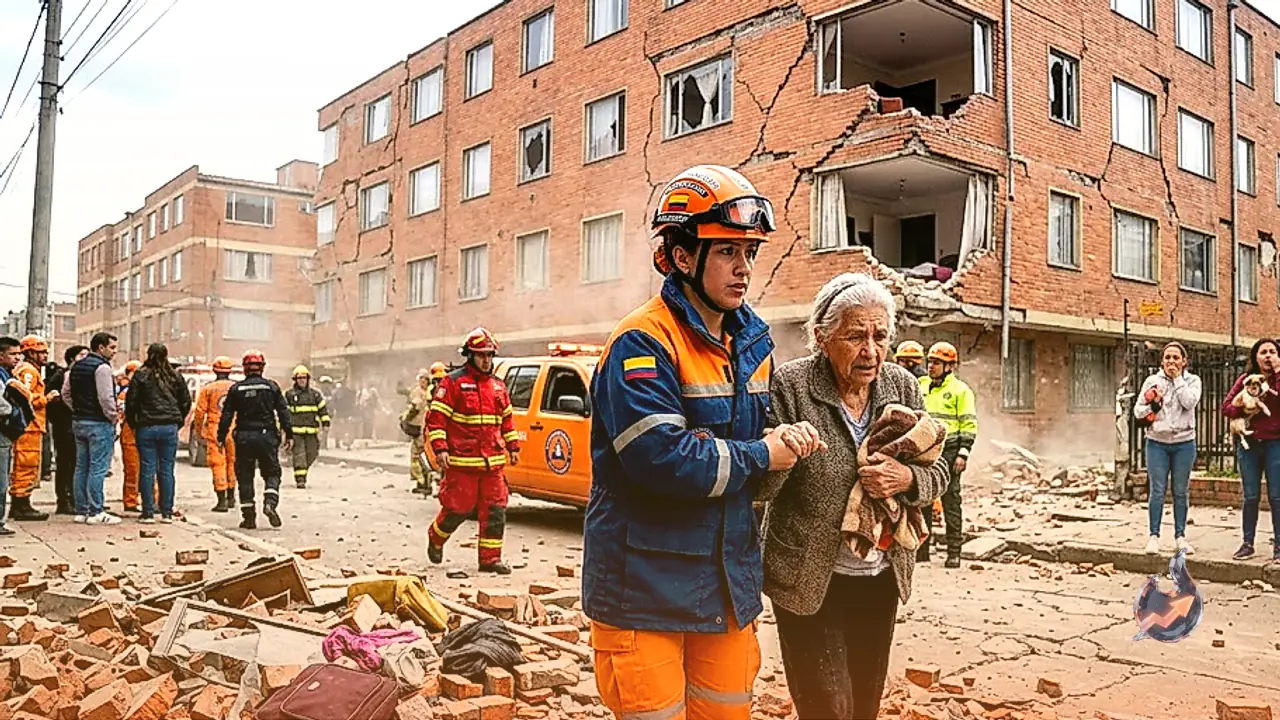 Powerful 7.4 Magnitude Earthquake Strikes Colombia, Causing Severe Damage and Evacuations in Bogota
