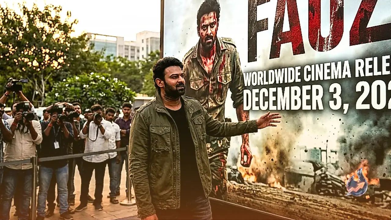 Prabhas Confirms 'Fauzi' Release Date, New Poster Shows Him In A Blood-Drenched War Zone