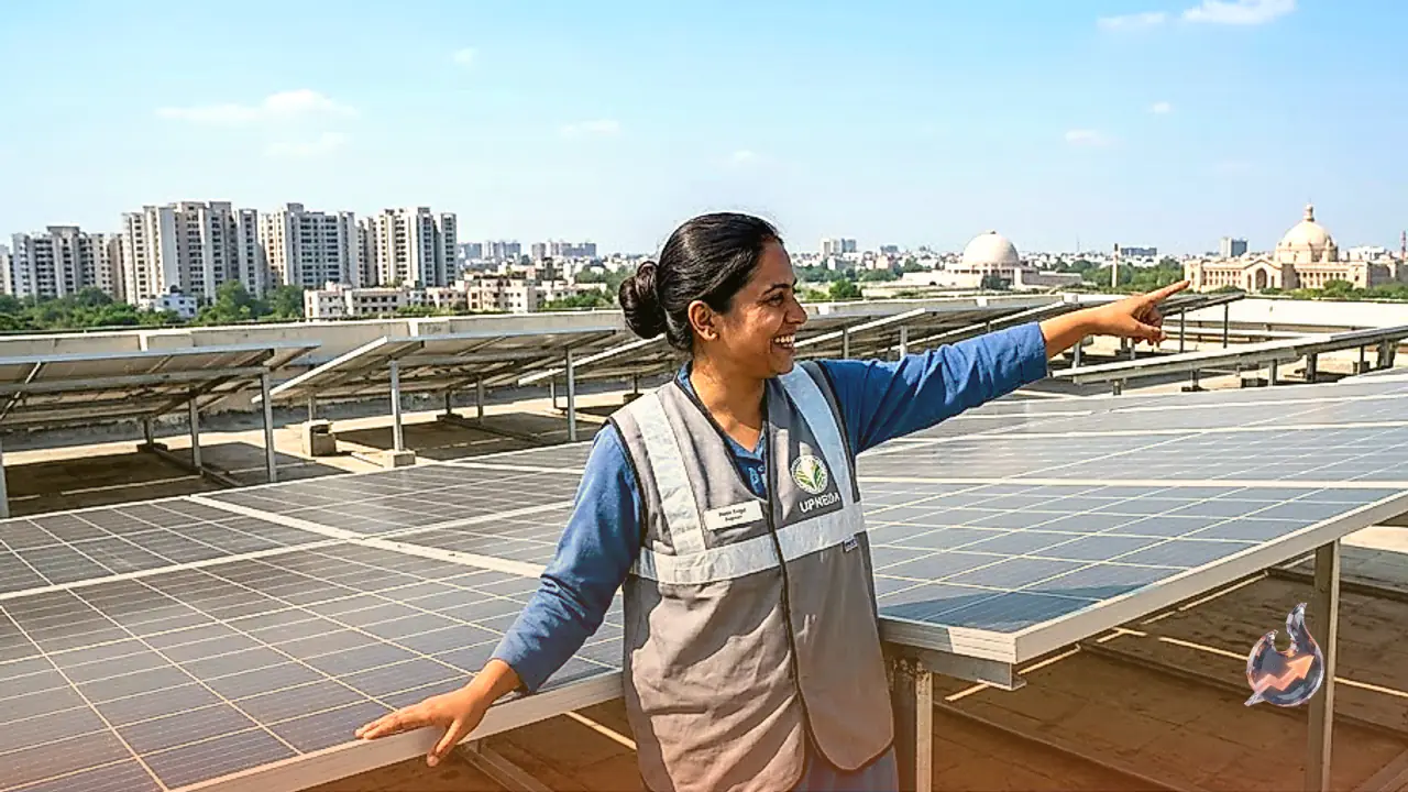 Lucknow Leads Nation in PM Surya Ghar Rooftop Solar Adoption as 17 Uttar Pradesh Districts Hit Top 100