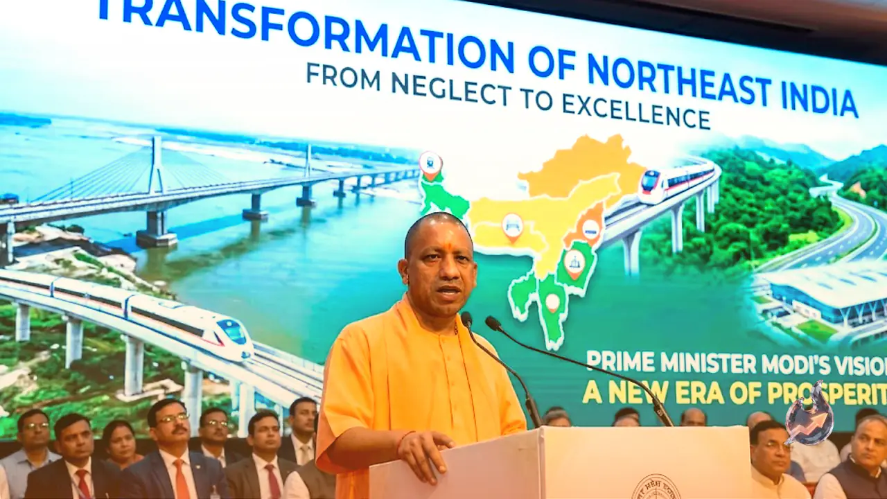 Yogi Adityanath Applauds PM Narendra Modi for Transforming Northeast India from Neglect to Excellence