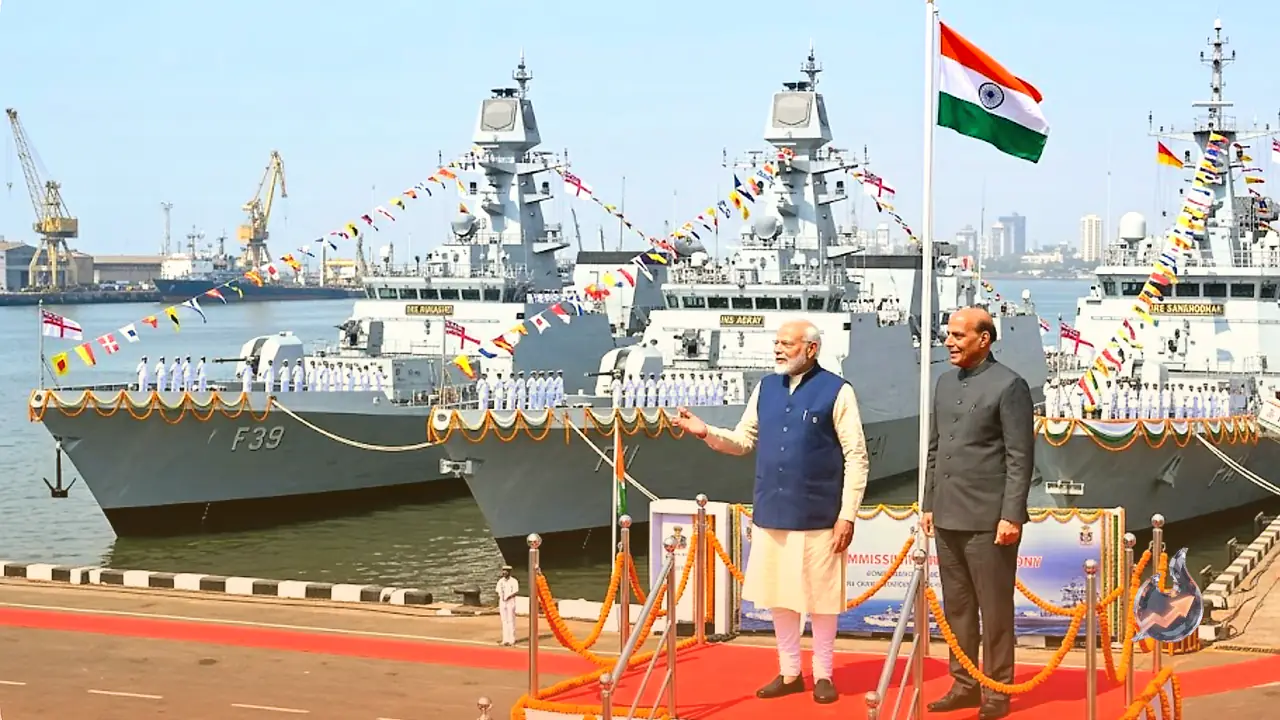 प्रधानमंत्री नरेंद्र मोदी की मौजूदगी में तीन नौसैनिक जहाजों का होगा साझा जलावतरण, रक्षा मंत्री राजनाथ सिंह ने दी जानकारी