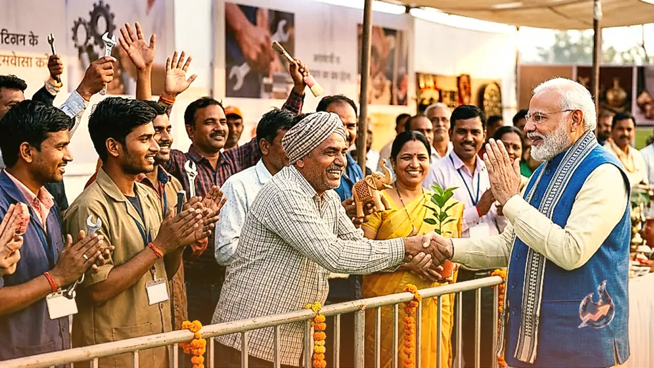 Prime Minister Narendra Modi greets citizens on Vishwakarma Jayanti, lauds artisans and builders