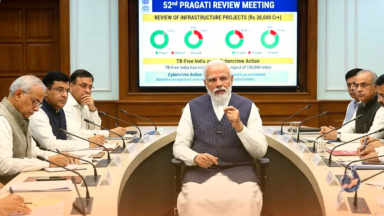 Modi Cracks the Whip at 52nd PRAGATI Review, Warns Officials Over Delays in Rs 30,000 Crore Projects