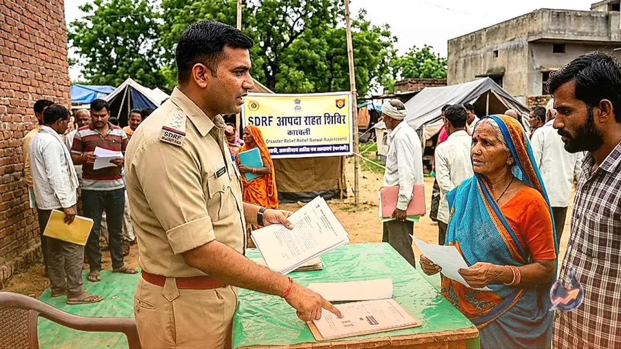प्राकृतिक आपदा में नुकसान होने पर सरकार से मिलेगी वित्तीय मदद, करौली में SDRF टीम ने बताए आवेदन नियम