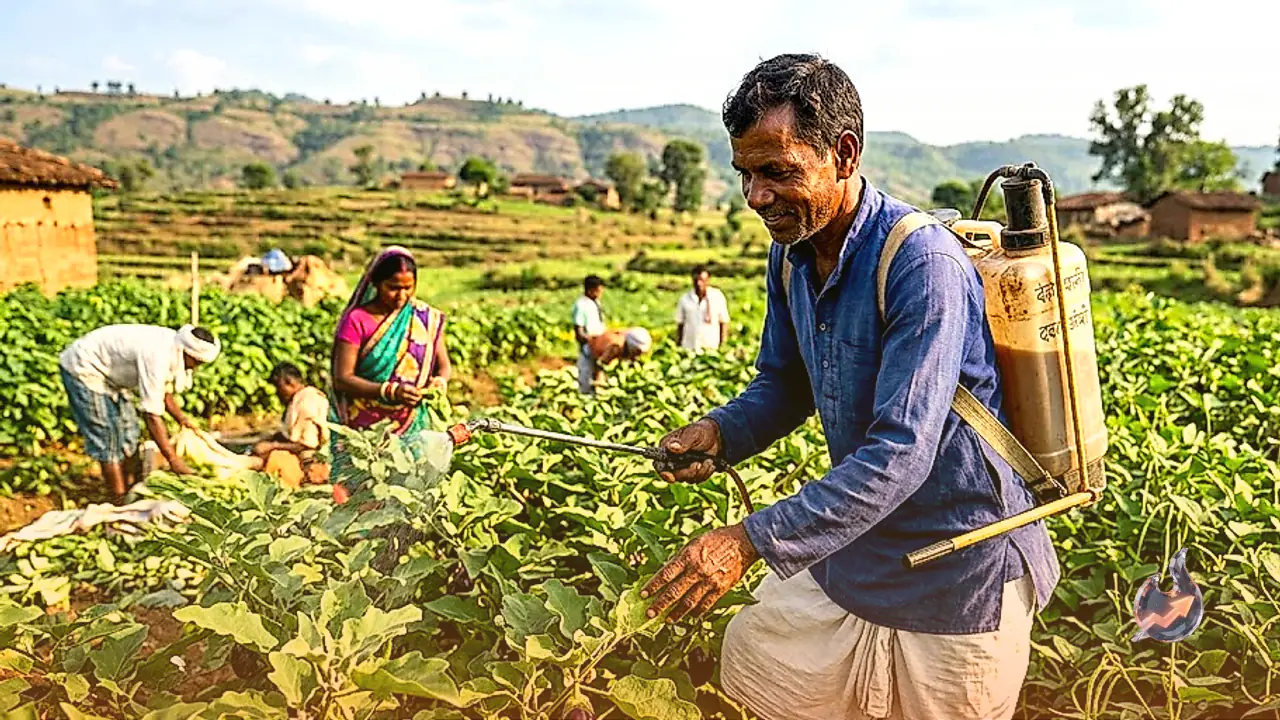 Surguja Farmers Cut Costs With Homemade Dashparni Ark To Shield Crops From Harmful Pests