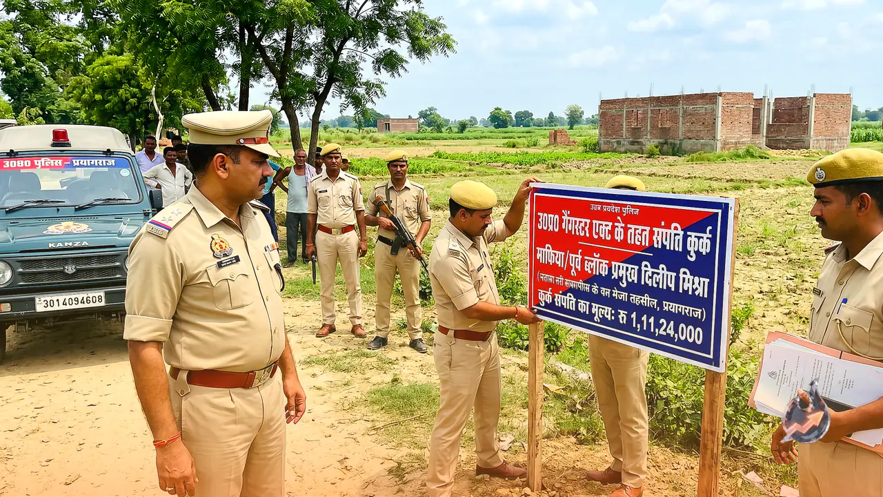 प्रयागराज में पूर्व ब्लाक प्रमुख दिलीप मिश्रा को झटका, गैंगस्टर एक्ट में सवा करोड़ की जमीन कुर्क