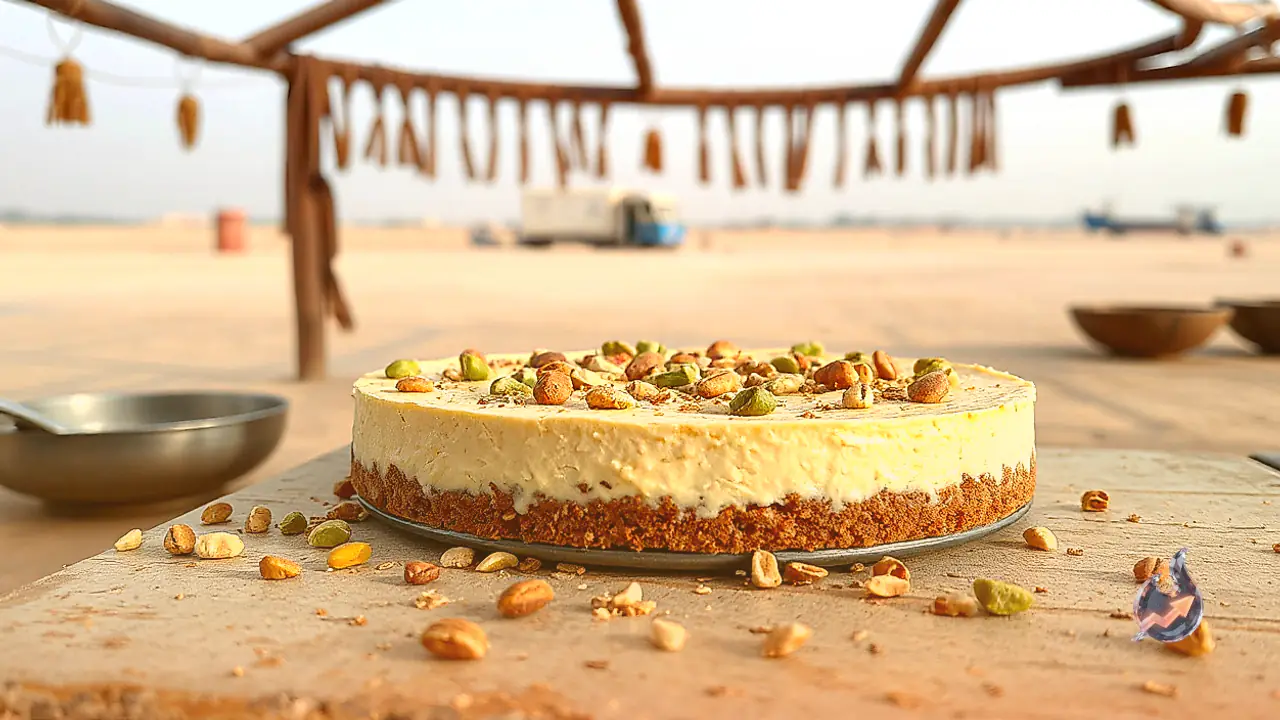 Prepare No-Bake Kesar Pista Cheesecake at Home for the Festive Season