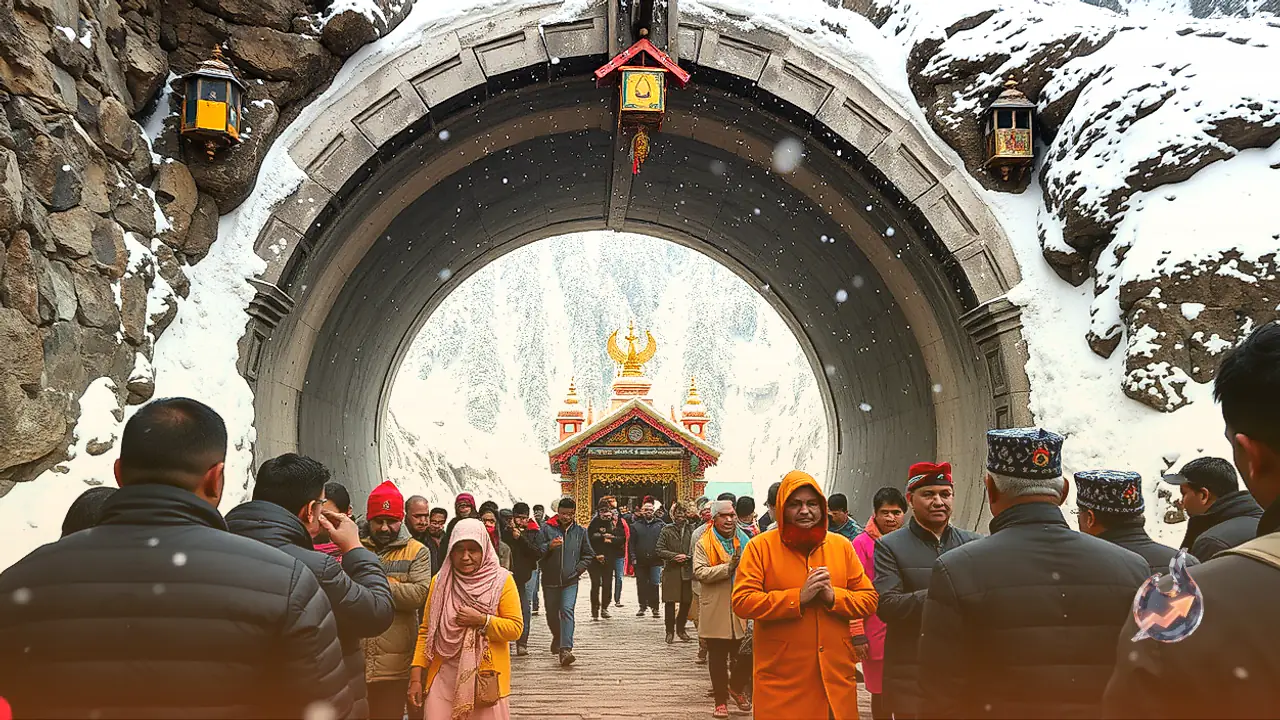 President Droupadi Murmu Visits Atal Tunnel Amid Fresh Snowfall in Himachal, Set to Offer Prayers at Hidimba Temple