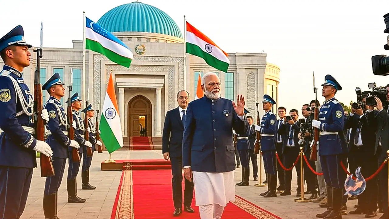 Prime Minister Narendra Modi embarks on a crucial tour of Uzbekistan and Kyrgyzstan to boost energy and defense ties