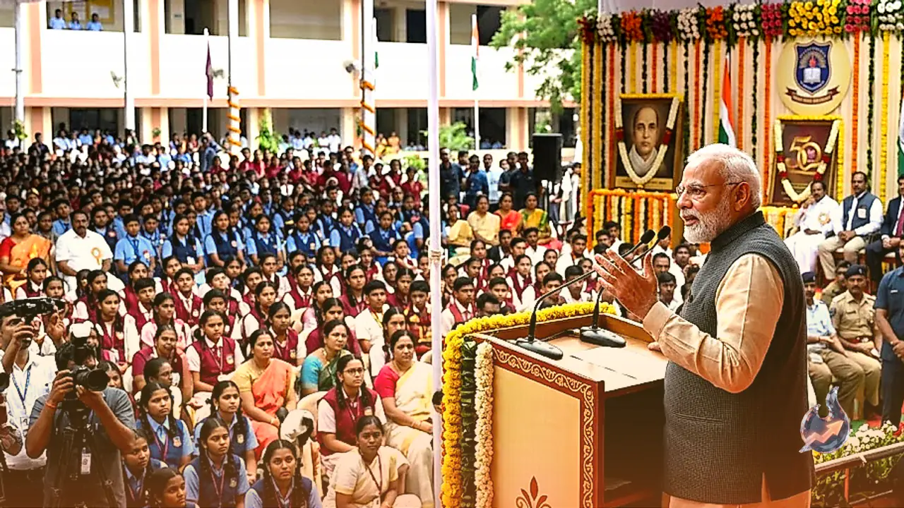 Prime Minister Narendra Modi Outlines Vision for Youth in Chennai, Highlighting Educational Growth and Ancient Tamil Wisdom