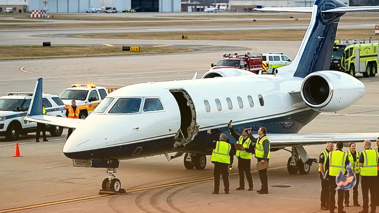 Private Jet Door Blows Off at 3500 Feet, Safe Emergency Landing Saves 9 Lives